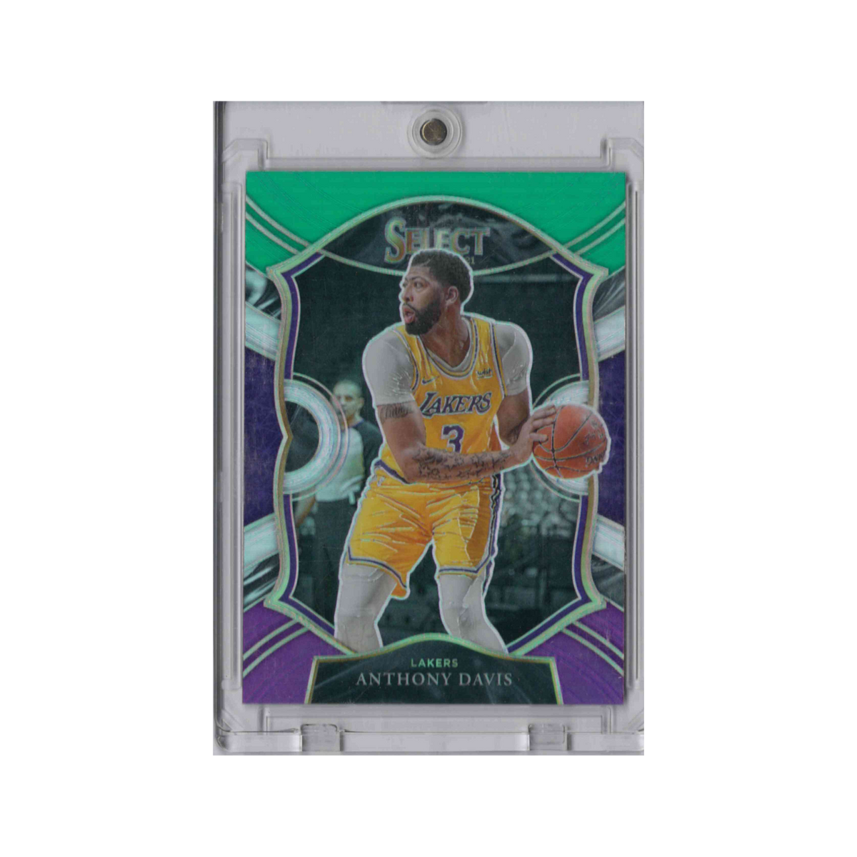2020-2021 Select Concourse | Anthony Davis #45 | Green White Purple Prizm