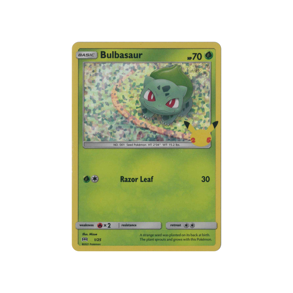 2021 Pokémon McDonald's Collection | Bulbasaur #1/25 | Holo