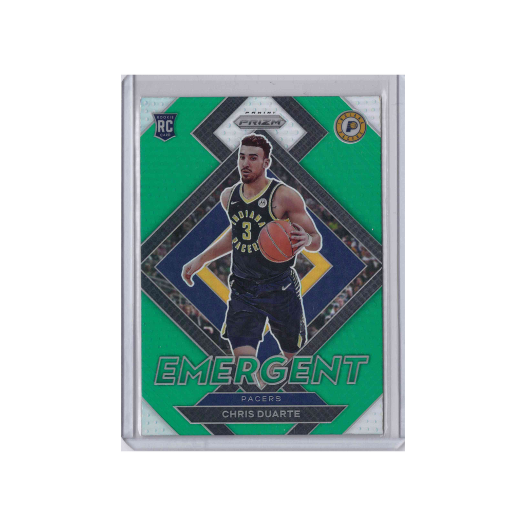 2021-2022 Panini Prizm Emergent | Chris Duarte #14 (RC) | Green Prizm