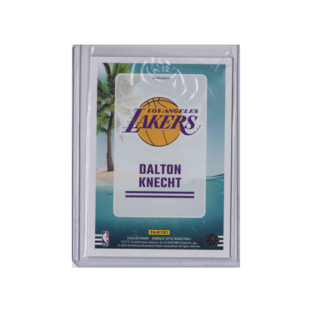 2024-2025 Donruss Optic Splash | Dalton Knecht RC | Purple Prizm