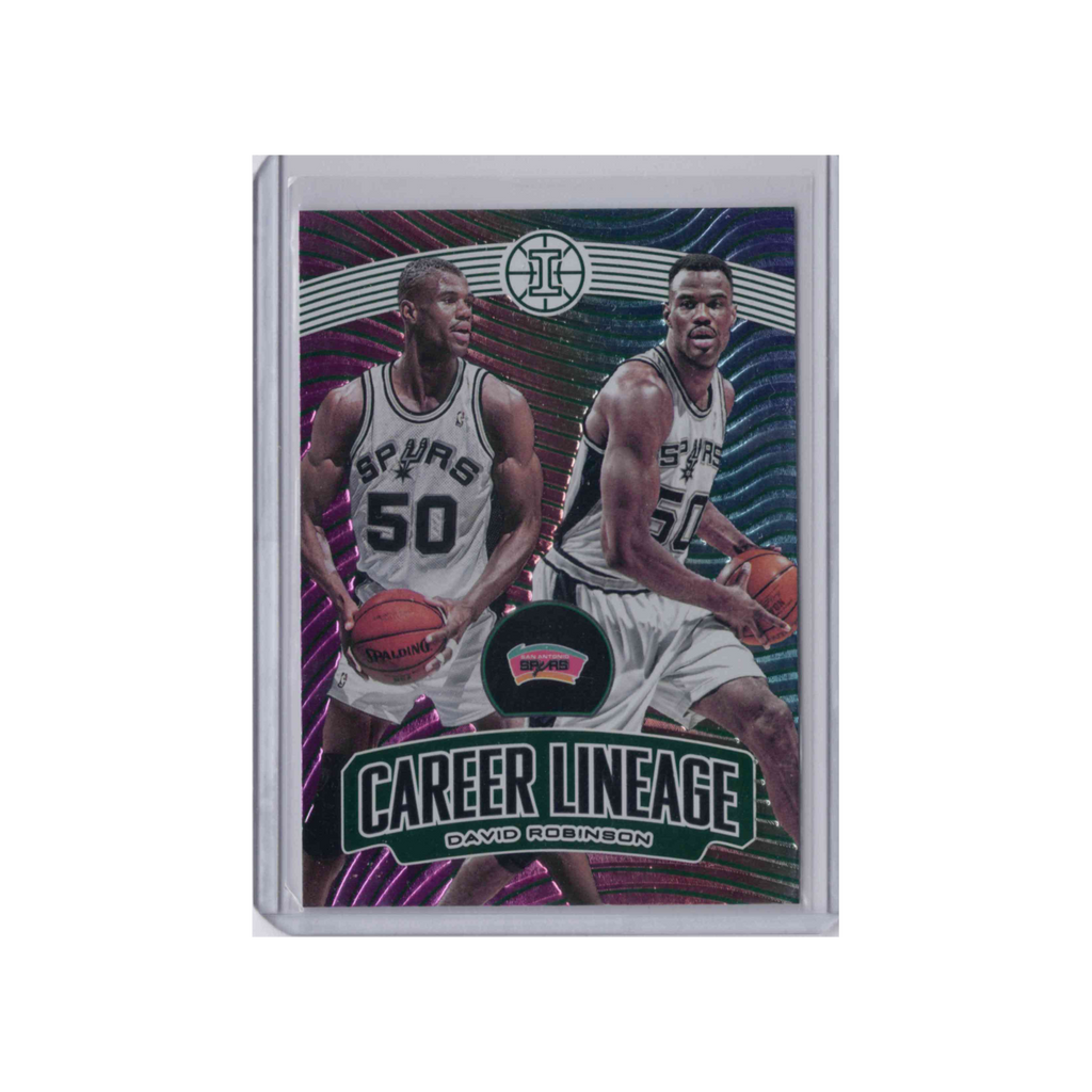 2019-2020 Panini Illusions | David Robinson | Career Lineage Sapphire