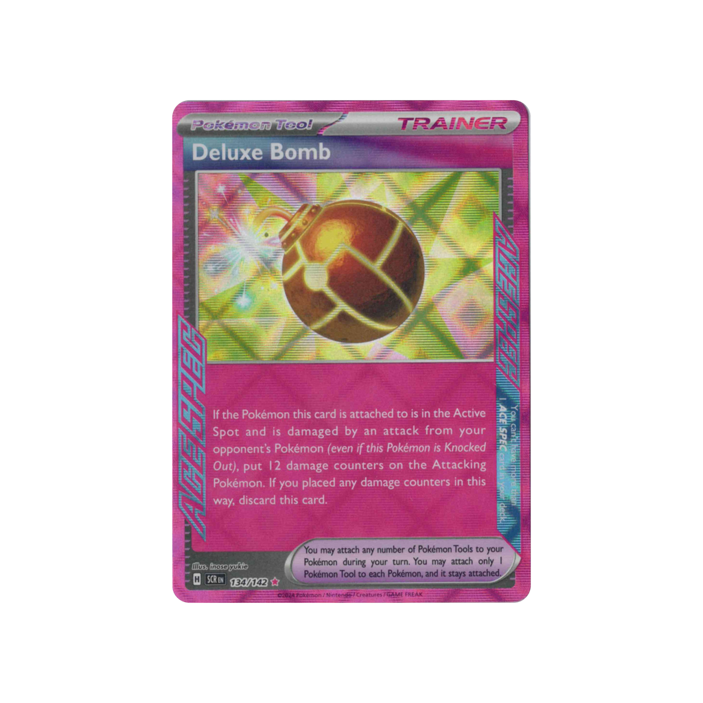 2024 Pokémon Stellar Crown | Deluxe Bomb #134/142 | Holo (Ace Spec)