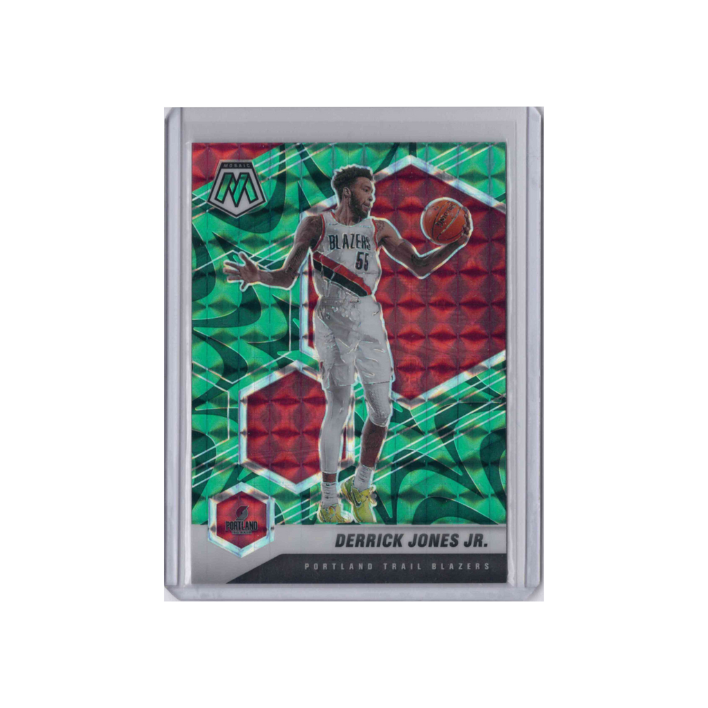 2020-2021 Panini Mosaic | Derrick Jones Jr. #31 | Green Mosaic Prizm