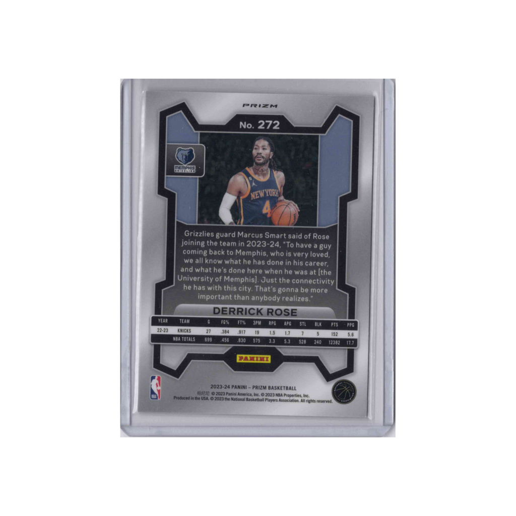 2023-2024 Panini Prizm | Derrick Rose #272 | Pink Ice Prizm