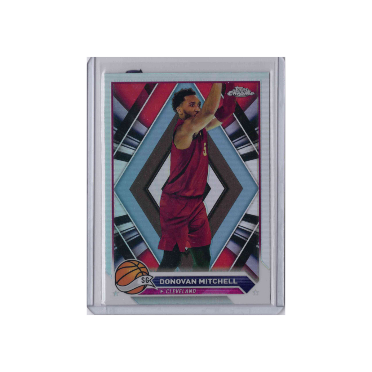 2023-2024 Topps Chrome | Donovan Mitchell #45 | Refractor