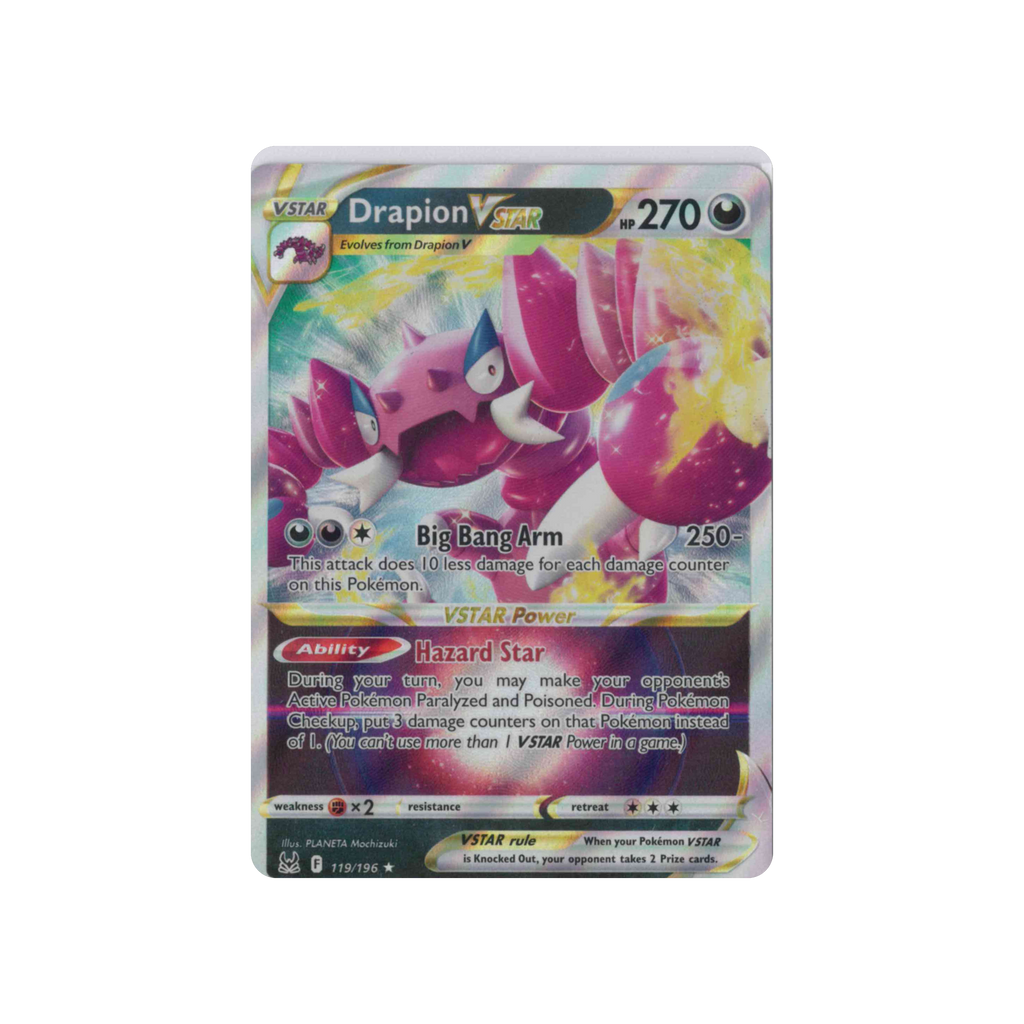 2022 Pokémon Lost Origin | Drapion VSTAR #119/196 | Holo (VSTAR)
