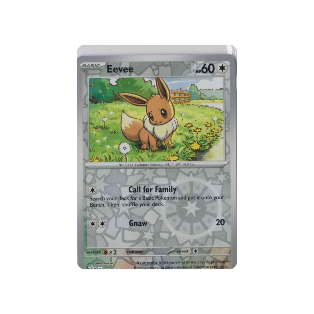 2024 Pokémon Stellar Crown | Eevee #113/142 | Reverse Holo