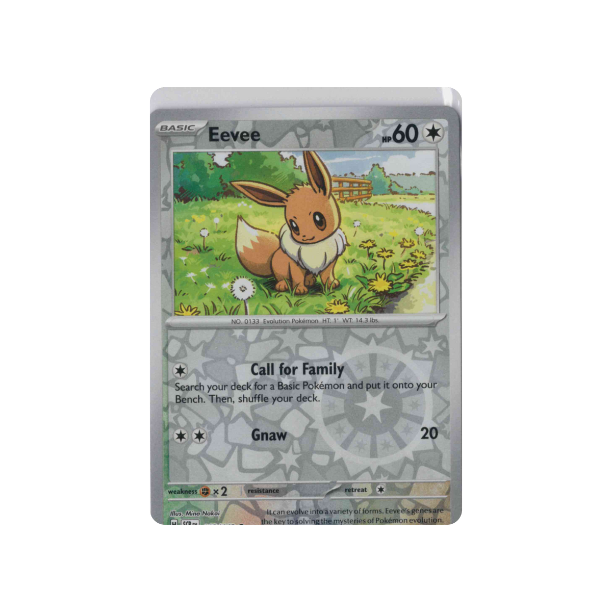 2024 Pokémon Stellar Crown | Eevee #113/142 | Reverse Holo