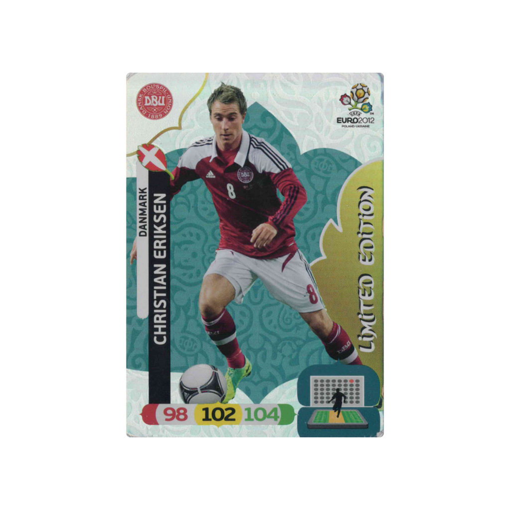 2012 Panini Adrenalyn XL UEFA Euro 2012 Limited Edition | Christian Eriksen | Insert