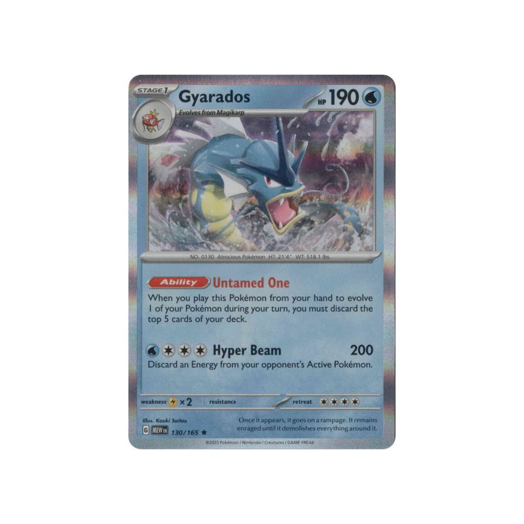 2023 Pokémon 151 | Gyarados #130/165 | Holo
