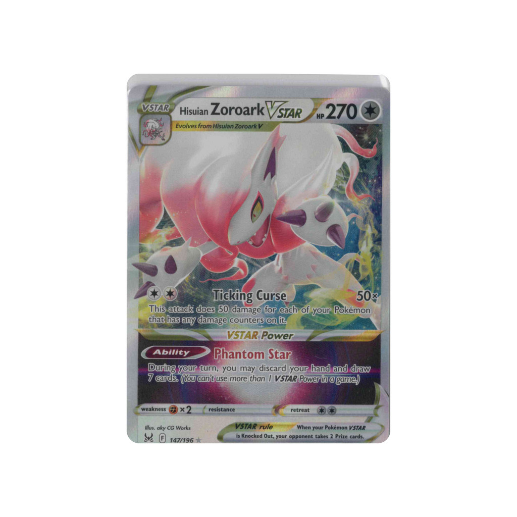 2022 Pokémon Lost Origin | Hisuian Zoroark VSTAR #147/196 | Holo (VSTAR)