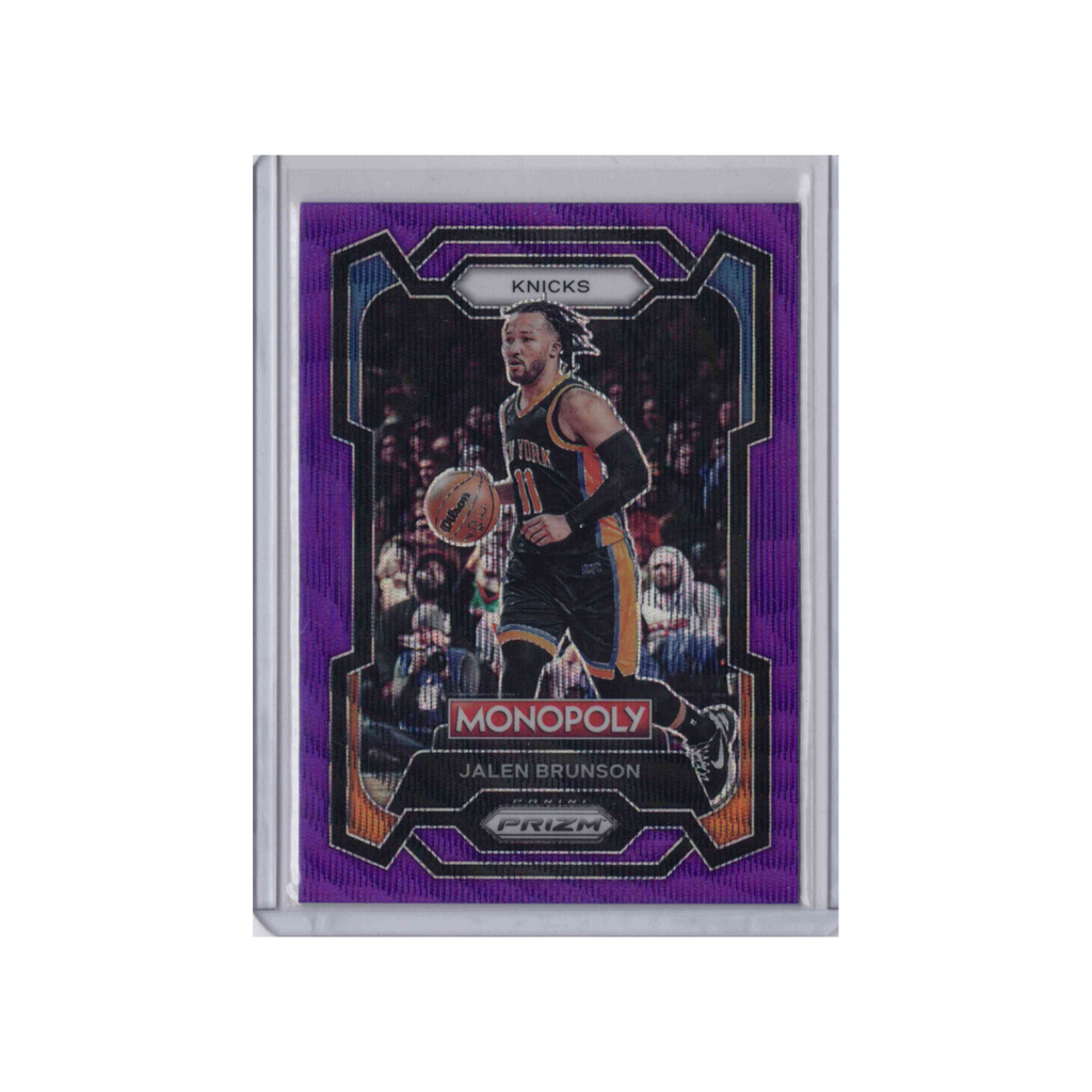 2023-2024 Panini Prizm Monopoly | Jalen Brunson #59 | Purple Wave