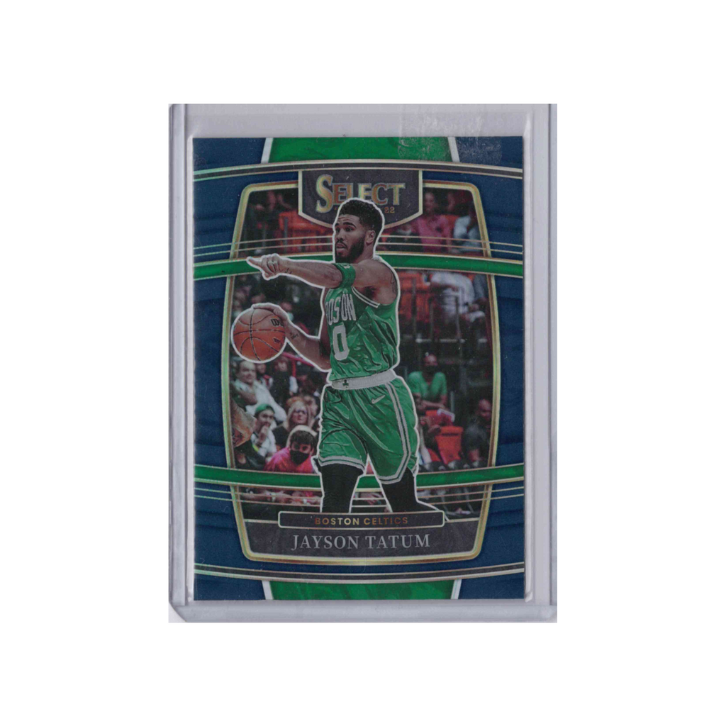 2021-2022 Panini Select | Jayson Tatum #77 | Concourse Blue Prizm