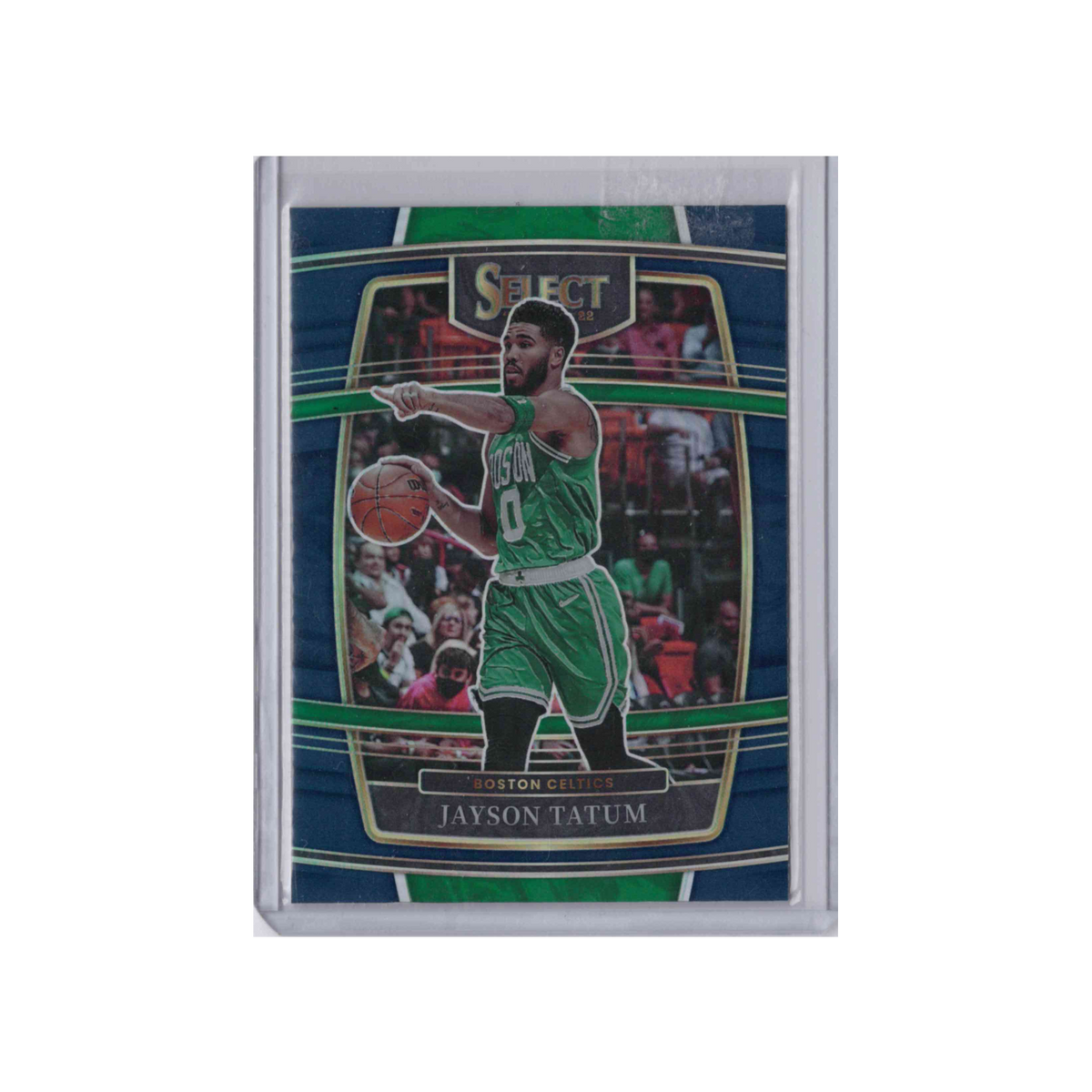 2021-2022 Panini Select | Jayson Tatum #77 | Concourse Blue Prizm