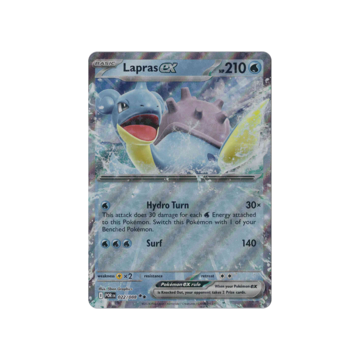 Lapras Ex | Perfect Order #022/088