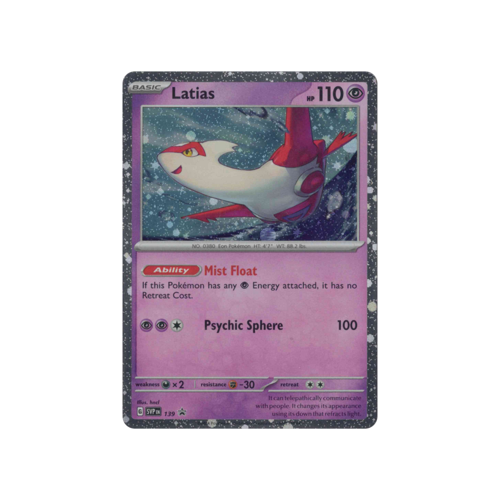 Pokémon Scarlet & Violet Black Star Promos | Latias #139 | Cosmos Holo