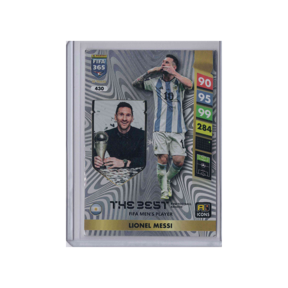 2025 Panini Adrenalyn XL FIFA 365 The Best | Lionel Messi #430 | Insert