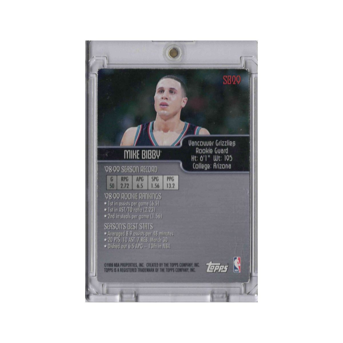 1998-1999 Topps Season's Best | Mike Bibby #SB29 | Base