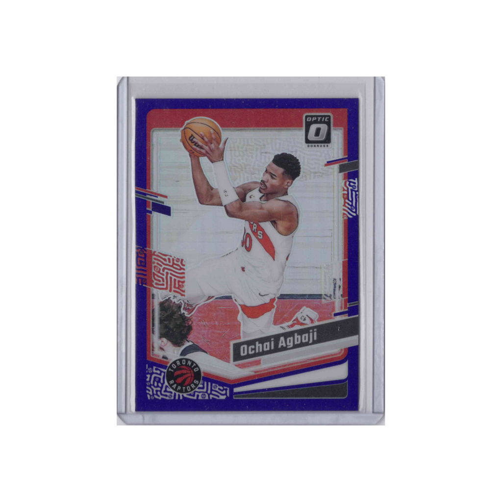 2023-2024 Donruss Optic | Ochai Agbaji #156 | Purple Shock Prizm