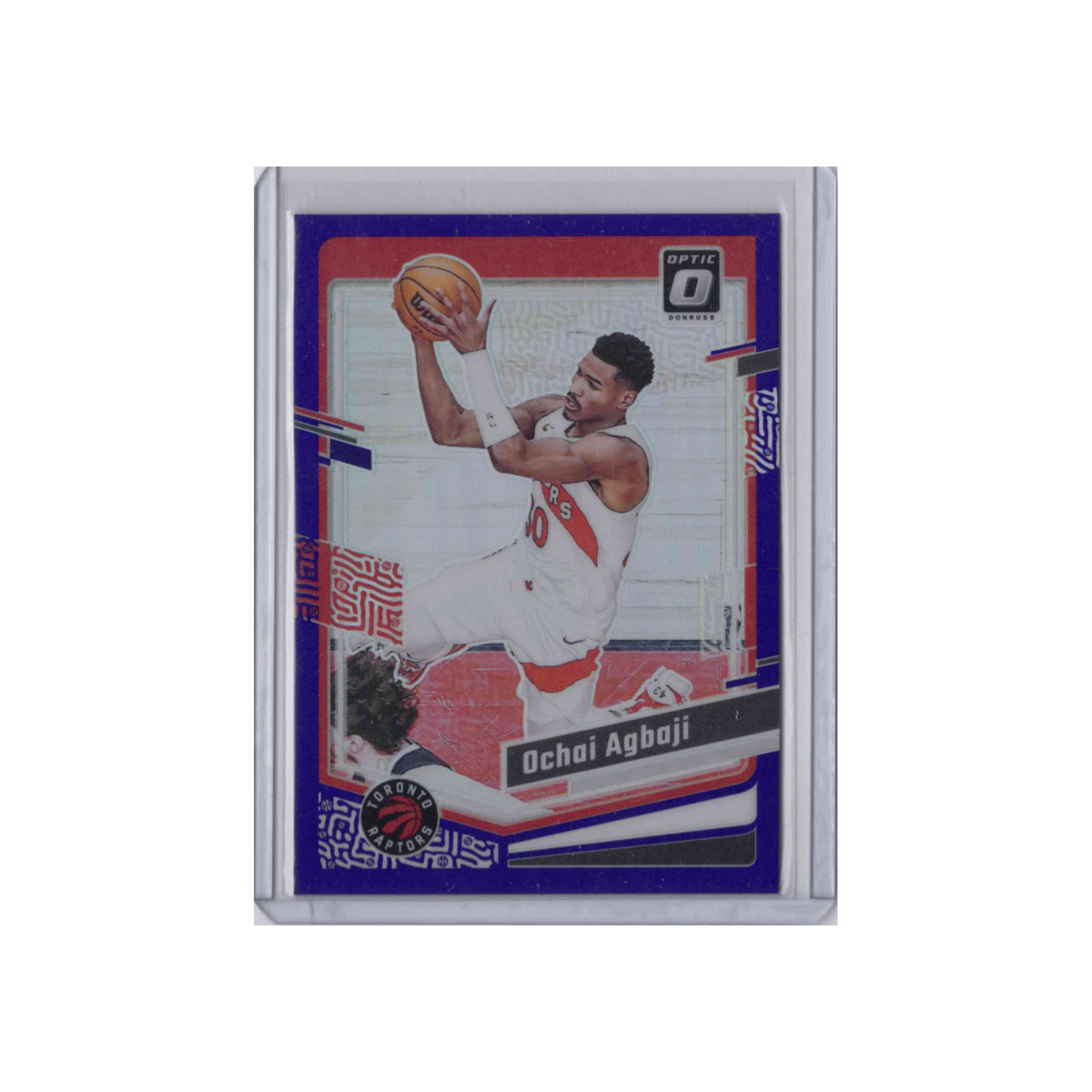2023-2024 Donruss Optic | Ochai Agbaji #156 | Purple Shock Prizm