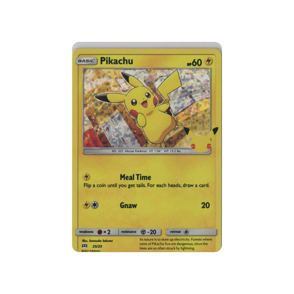 2021 Pokémon McDonald's Collection | Pikachu #25/25 | Holo