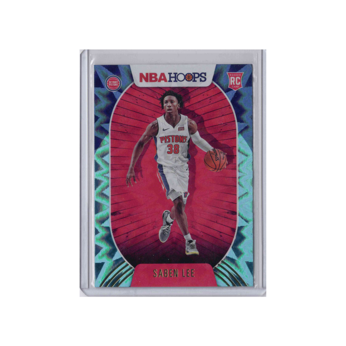 2020-2021 Panini NBA Hoops | Saben Lee #206 (RC) | Teal Explosion