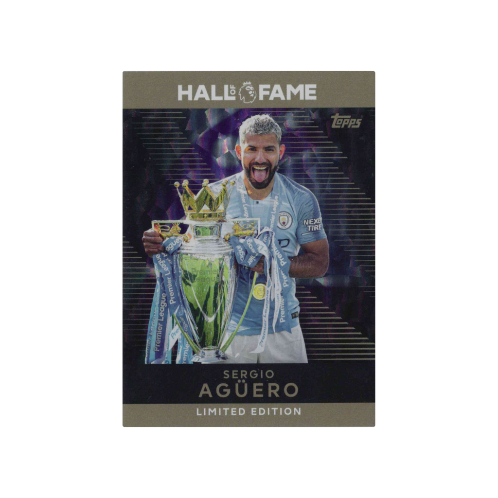 2025-2026 Topps Premier League | Sergio Agüero #HOF5 | Hall of Fame Limited Edition