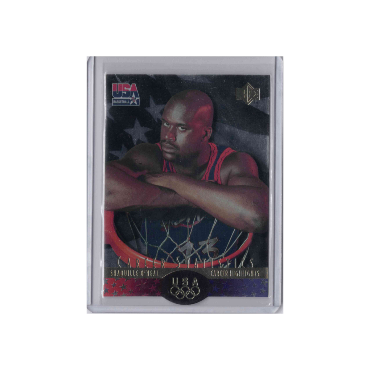 1996 Upper Deck USA Basketball | Shaquille O'Neal #S5 | SP Career Statistics