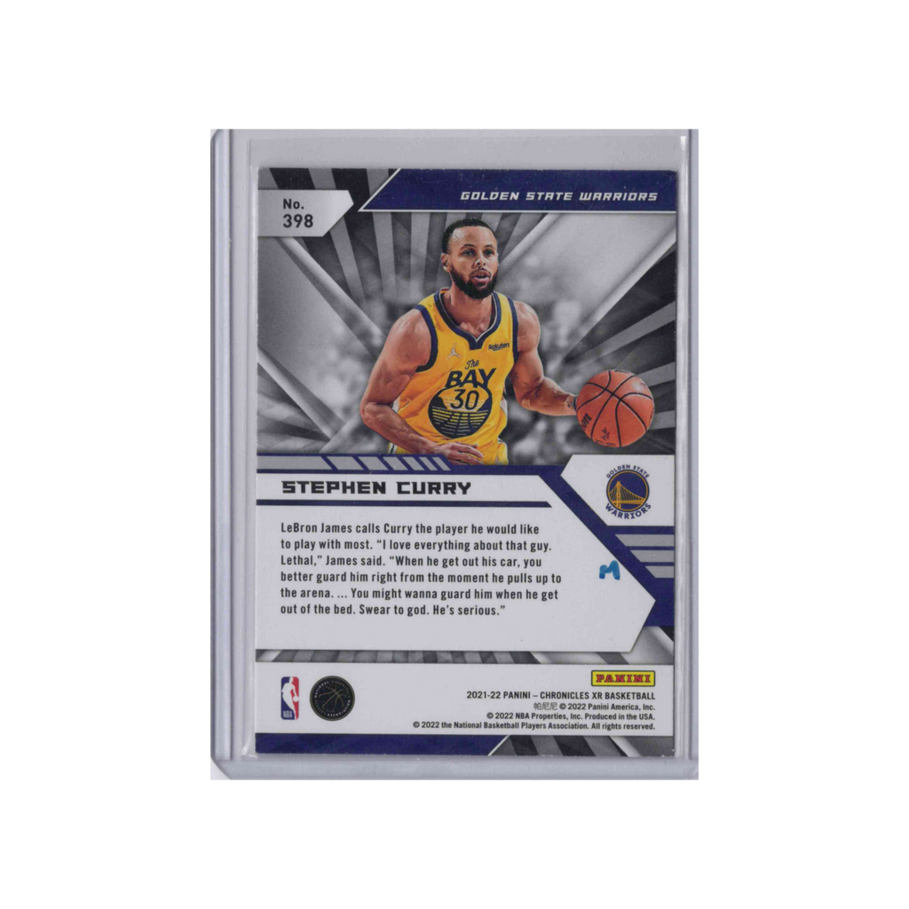 2021-2022 Panini Chronicles XR | Stephen Curry #398 | Base