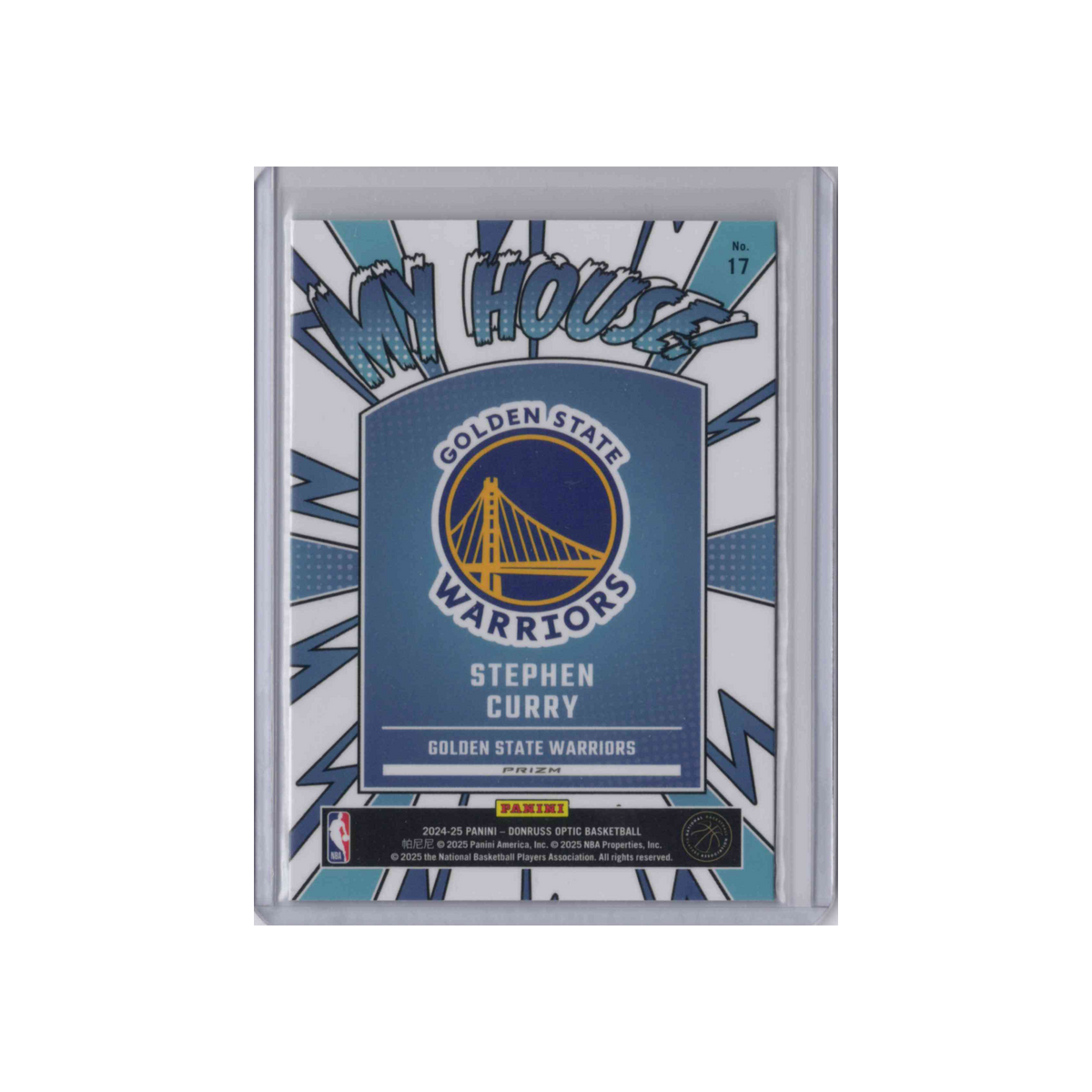 2024-2025 Donruss Optic My House | Stephen Curry #17 | Purple Prizm