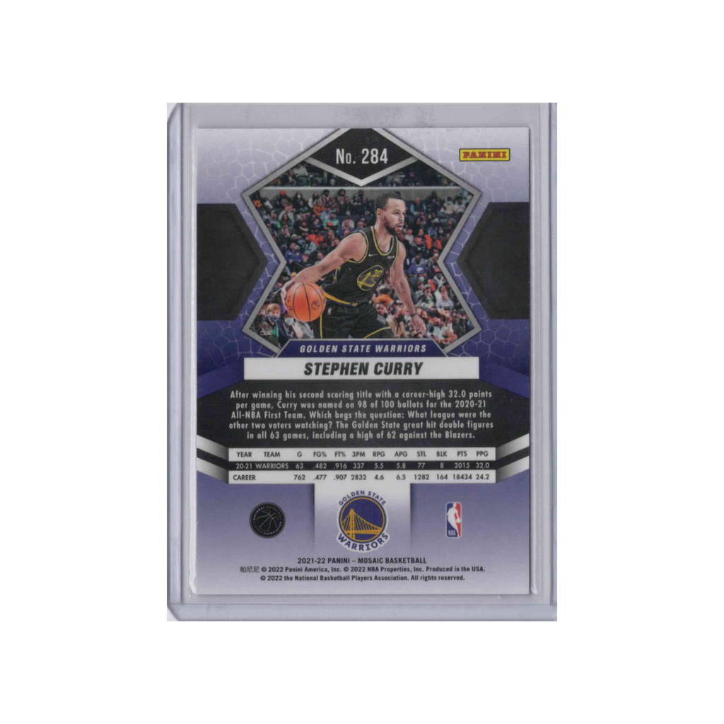 2021-2022 Panini Mosaic All-NBA | Stephen Curry #284 | Base