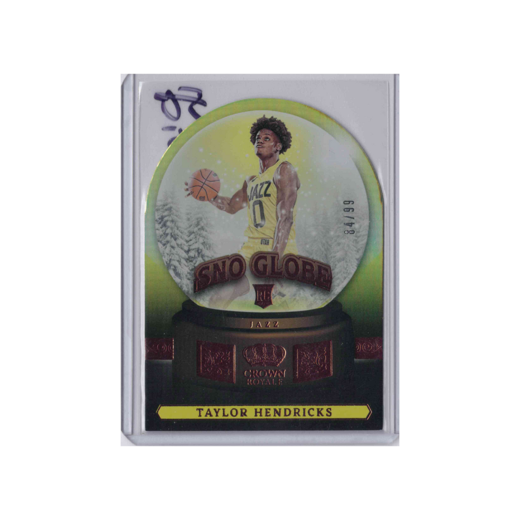 2023-2024 Panini Crown Royale | Taylor Hendricks /99 | Sno Globe