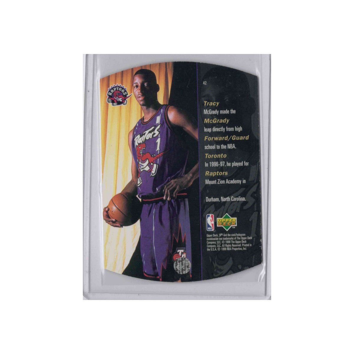 1998 Upper Deck SPx | Tracy McGrady #42 | Die-Cut