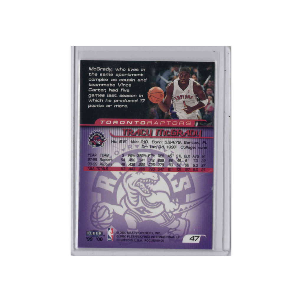 1999-2000 Fleer Focus | Tracy McGrady #47 | Base