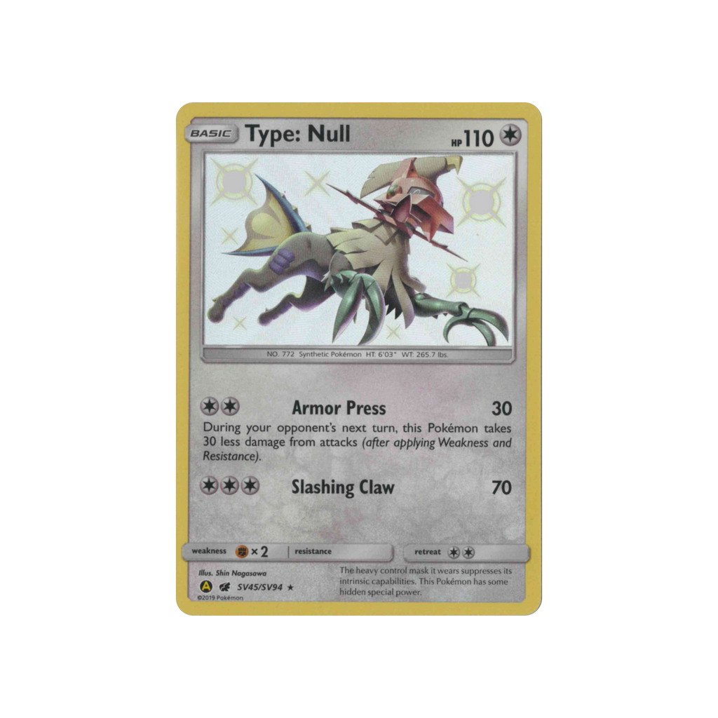 2019 Pokémon Hidden Fates | Type: Null #SV45/SV94 | Shiny Vault