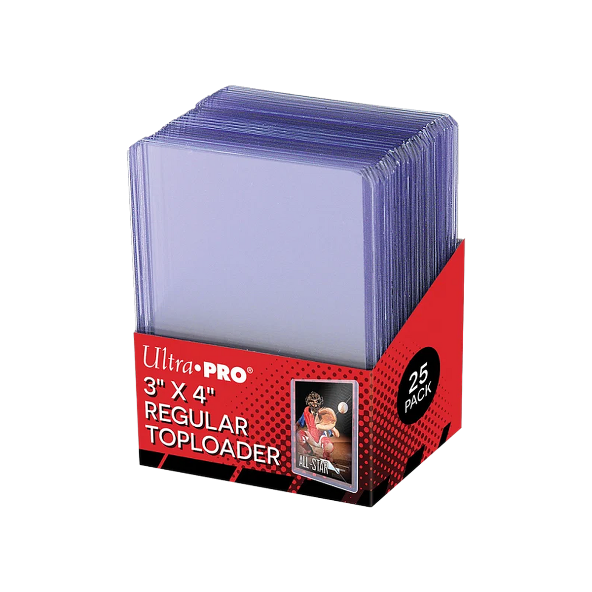 Ultra PRO Toploader 3" x 4" | Regular | 25 stk.